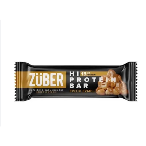 Züber Fıstık Ezmeli Hi-protein Bar 45 Gr